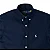 Camisa Ralph Lauren Masculina Custom fit Oxford Manga Curta Cor Marinho - Imagem 2
