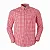 Camisa Tommy Hilfiger Masculina Xadrez Ginghan Branca/Vermelha - Imagem 1
