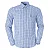 Camisa Ralph Lauren Masculina Custom Fit Xadrez Azul claro - Imagem 2