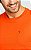 Camiseta Tommy Hilfiger Básica Slim Masculina Laranja - Imagem 3