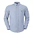 Camisa Ralph Lauren Masculina Custom Fit Oxford Cor Azul Clara - Imagem 1