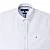 Camisa Tommy Hilfiger Masculina Manga Curta Oxford Cor Branca - Imagem 2