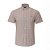 Camisa Ralph Lauren Masculina Manga Curta Fine Stripe Oxford Xadrez Cor CINZA - Imagem 1