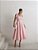 Vestido Midi  Rosa com Laço Lisboa - Imagem 1