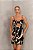 Vestido Curto Preto Estampado - Imagem 2