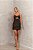 Vestido Curto Preto Poa - Imagem 1