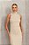 Vestido Midi com Gola Alta Ribanna - Imagem 4