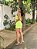 Conjunto Alfaiataria de Shorts Saia e Cropped Manga Verde - Imagem 3