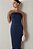 Vestido Midi Azul Marinho Tomara que Caia Talin - Imagem 2