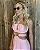 Vestido Longo Rosa com Amarração Monterrey - Imagem 4
