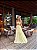 Vestido Longo Amarelo com Pedraria Havana - Imagem 1