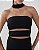 Vestido Midi Preto com Recortes Cartago - Imagem 3