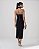 Vestido Midi Preto com Recortes Cartago - Imagem 2