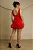 Vestido Curto Alfaiataria Vermelho Bogotá - Imagem 3