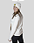 Blusa fleece Bee warm - Feminina Branca com marrom - Imagem 7