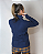 Blusa fleece Bee warm - Feminina Azul Marinho - Imagem 2