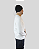 Blusa fleece Bee warm -  Masculina Branca com marrom - Imagem 4