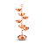 Suporte Fruteira De Cobre Puro Para Drinks Barman 6 Bowls - Imagem 1