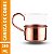 Caneca Moscow Mule Suporte De Cobre Com Copo De Vidro 280 ML - Imagem 3