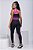 Conjunto Poliamida Feminino Dry Fit - Preto com Lilás - Imagem 5