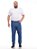 Calça Masculina Slim Plus Size - Jeans Claro - Imagem 3
