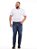 Calça Masculina Slim Plus Size - Jeans Médio Rajado - Imagem 3
