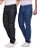KIT 2 Calça Jeans Masculina Slim Jeans Preto e Médio - Imagem 1