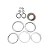39Q4-41590 - Kit de Reparo Motor de Tração - HX140L, R125LCR-9A, R140LC9, R140LC9A, R140LC9S, R140LC9V, R145CR9, R145CR9A, RB140LC9S - Imagem 1