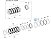 ZGAQ-02510 - Anel Teflon Hyundai - HL740-9A, HL740-9S, HL740-F, HL740TM-9A, HL740TM-F, HL757-7, HL757-7A, HL757-7S, HL757-9, HL757-9A, HL757-9S, HL757-9SB, HL757-9SM, HL757-F, HL757TM-9, HL757TM-9A, HL757TM-F, HL757TM7, HL757TM7A - Imagem 2