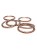 13947628 - Anel de Cobre do Cabeçote - EC140, EC210, EC220, EC240, EC250, EC350, EC360, EC380, EC460, EC480, G940, G946, G960, G990, L110, L120, L150, L180, L50, L60, L70, L90 - Imagem 1