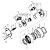 7117-30360 - Pino - EC140, EC140B, EC140C, EC140D, EC140E, EC150, EC160B, EC160C, EC160D, EC160E, EC170D, EC180B, EC180C, EC180D, EC200B, EC210, EC210B, EC210C, EC220D, EC220E, FC2121C - Imagem 3
