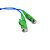 Cordão Duplex Conectorizado SM E2000-APC/E2000-APC 1.5M Azul - Imagem 2