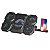 Base Gamer RGB Para Notebook 17,3 NBC-300BK C3Tech - Imagem 1