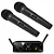 Microfone Akg Wms40 Mini Dual Vocal Instrument Set Dinâmico Cardioide - Imagem 2