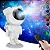 Luminária Astronauta Projetor Galáxia com Bluetooth – Luz Relaxante, Som Ambiente e Decoração Moderna - Imagem 1
