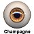 Olho 20mm Champagnhe Polyglass Eyeco - Imagem 1