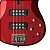 Contrabaixo Yamaha TRBX304CAR Vermelho Ativo 4 Cordas - Imagem 3