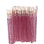 50 Pincel Aplicador Descartável Batom Gloss Limpeza Cílios (rosa transparente com gliter ou rosa normal) - Imagem 1