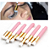 Kit com 3 Pincel para Limpeza de Cílios Extensão Alongamento (rosa) - Imagem 1