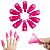 Soak Off Finger Clip vermelho - Imagem 1