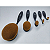 KIT 5 PINCÉIS MAGIC MAKE PROFESSIONAL MAKEUP - PRETO - Imagem 2
