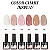 Kit 6 Esmalte Jelly Color Gel Soak Off Cores Claras LOVEYES - Imagem 1
