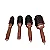 Kit 4 Escovas Profissionais Vazadas Térmicas em Metal Rose (N°25;n°32;N°43;N°53) - Imagem 1