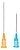 MICROCANULAS UNIQMED COM AGULHA AUXILIAR 25G (0,50MM) X 50MM 23GX1 - CX 12UN - Imagem 2