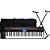 Kit Piano Digital ROLAND GO-61P Preto + Acessórios - Imagem 1