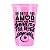 Copo Personalizado Bicolor Rosa Bebê 100un 770ml - Imagem 1