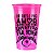 Copo Personalizado Bicolor Pink Neon 100un 770ml - Imagem 1