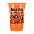 Copo Personalizado Bicolor Laranja Neon 100un 770ml - Imagem 2