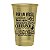Copo Personalizado Bicolor Ouro Rico 100un 770ml - Imagem 1