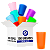 Kit 100 Copos Eco Liso 400ml - Cores Sortidas - Imagem 1
